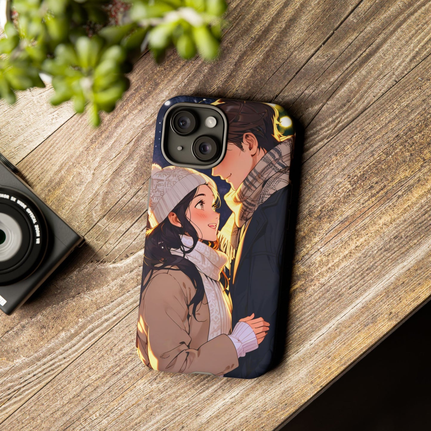 Trendy Custom Couple Phone Cover ( Tough Cases )