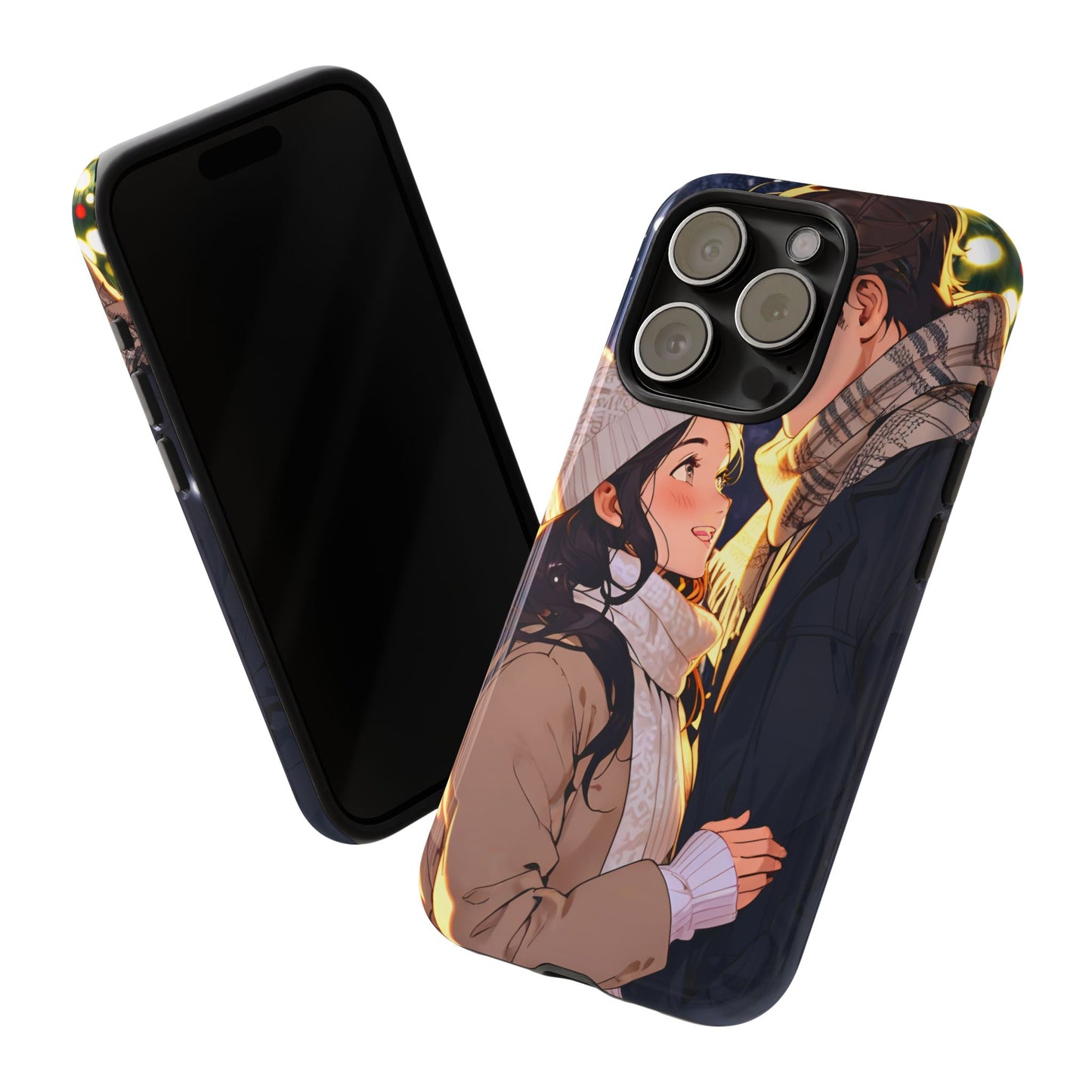 Trendy Custom Couple Phone Cover ( Tough Cases )