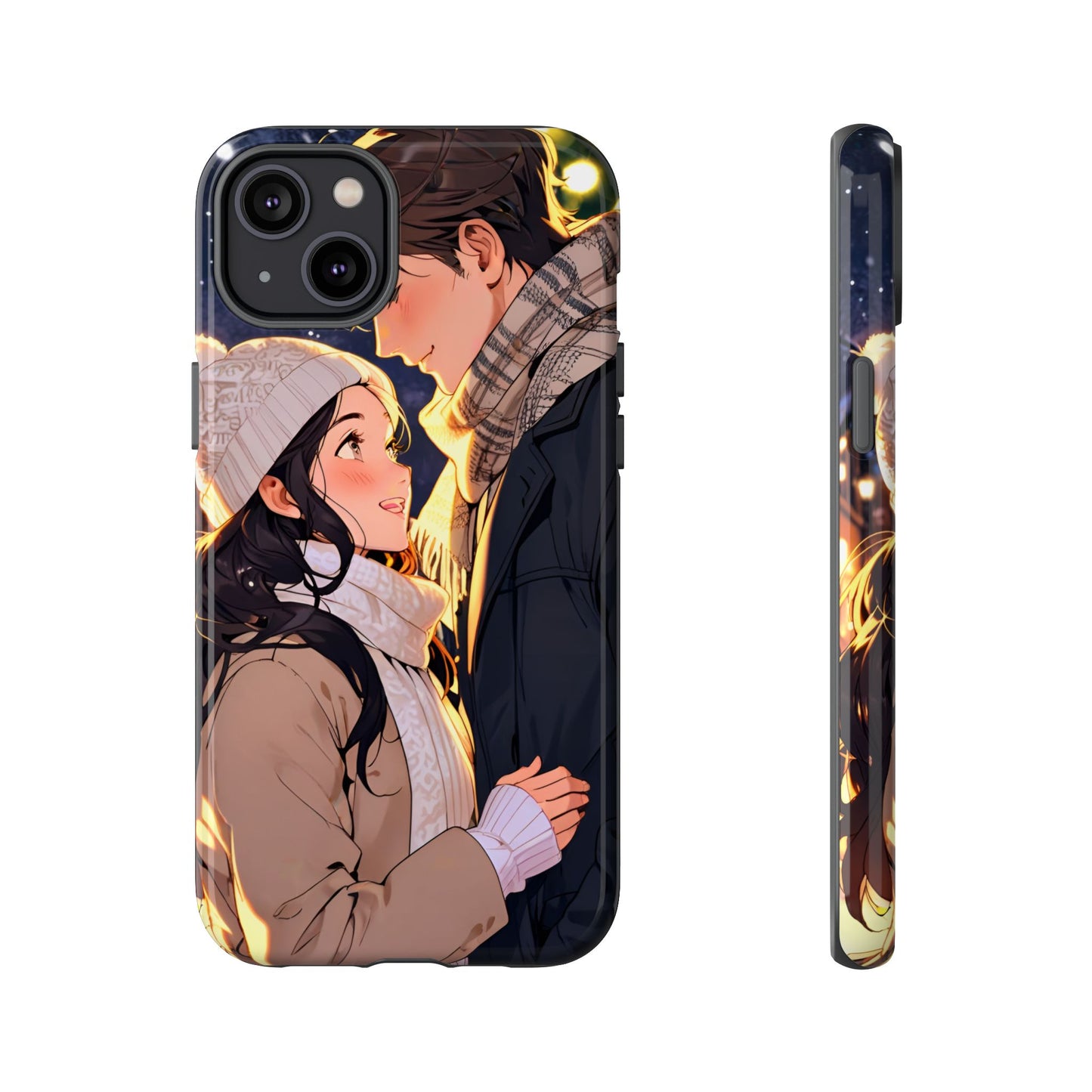 Trendy Custom Couple Phone Cover ( Tough Cases )