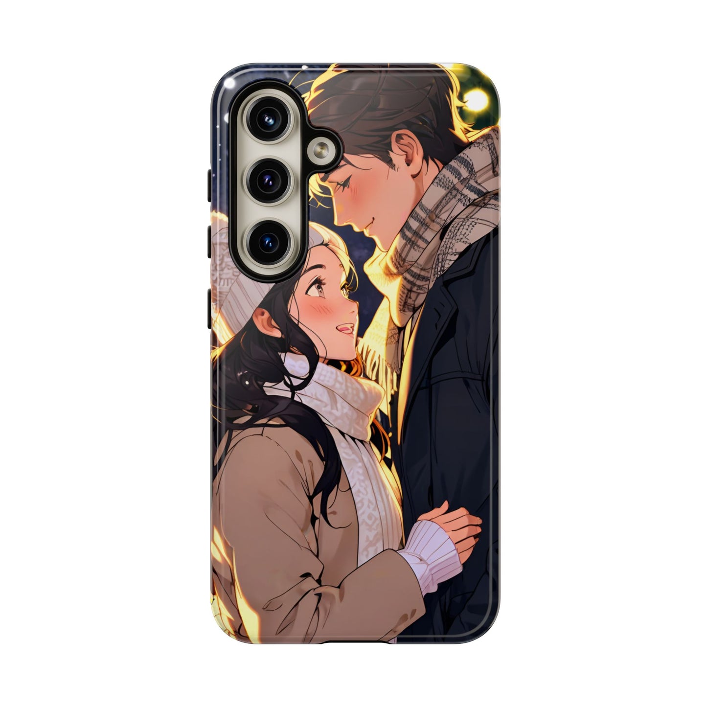 Trendy Custom Couple Phone Cover ( Tough Cases )