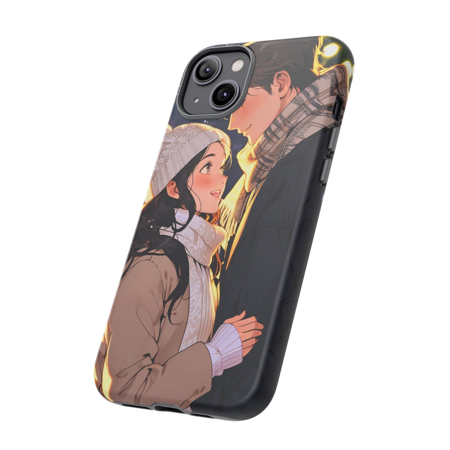 Trendy Custom Couple Phone Cover ( Tough Cases )