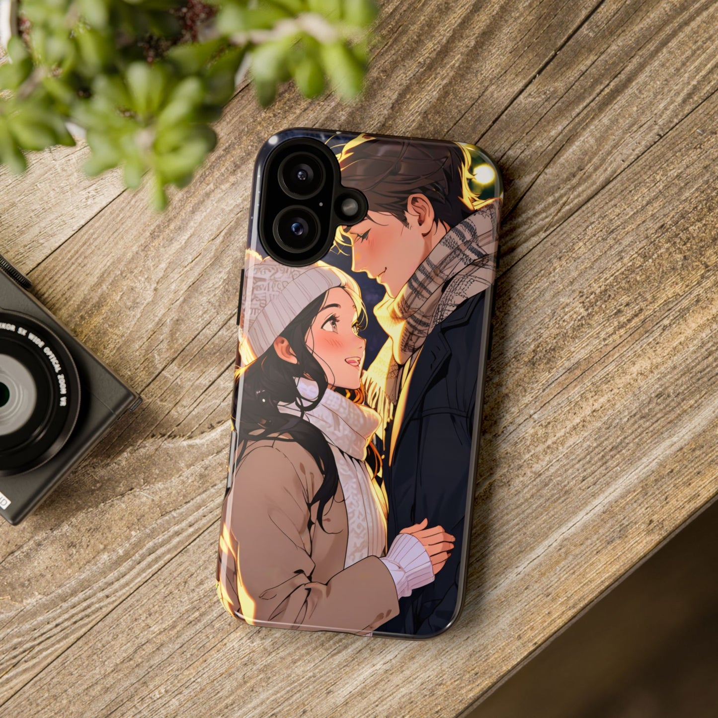 Trendy Custom Couple Phone Cover ( Tough Cases )