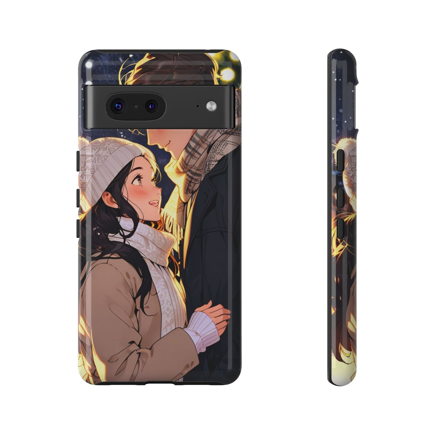 Trendy Custom Couple Phone Cover ( Tough Cases )