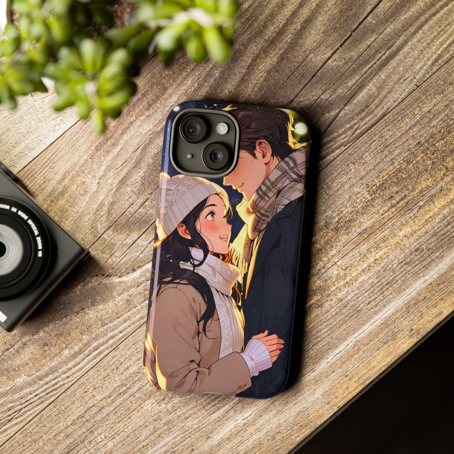 Trendy Custom Couple Phone Cover ( Tough Cases )