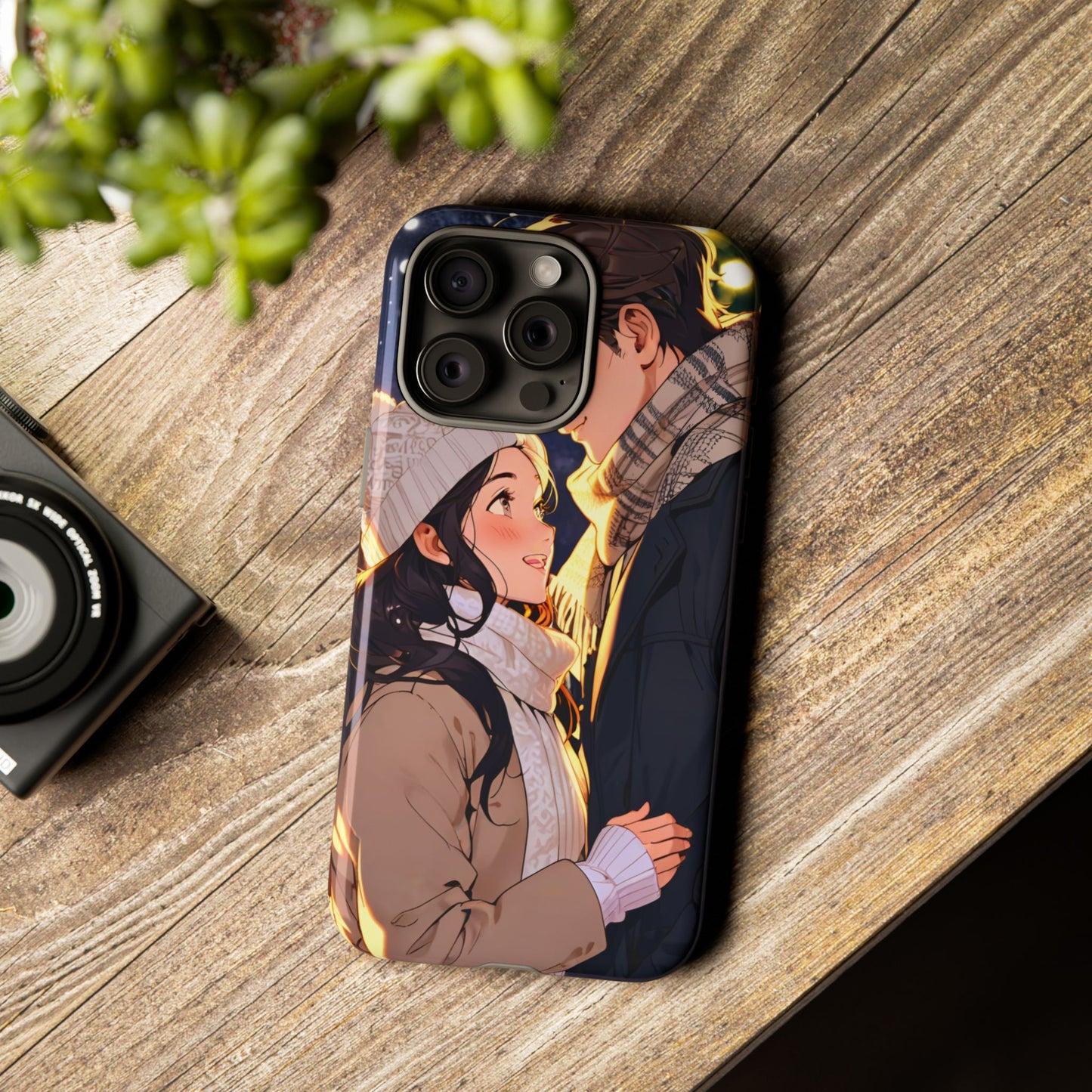 Trendy Custom Couple Phone Cover ( Tough Cases )