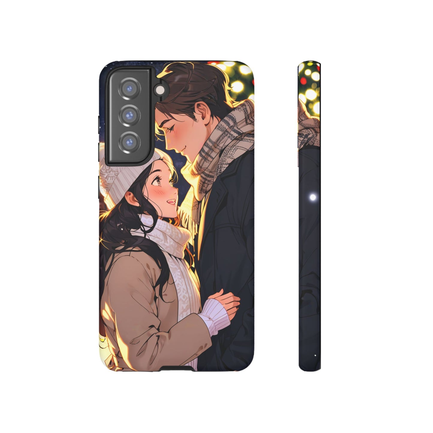 Trendy Custom Couple Phone Cover ( Tough Cases )