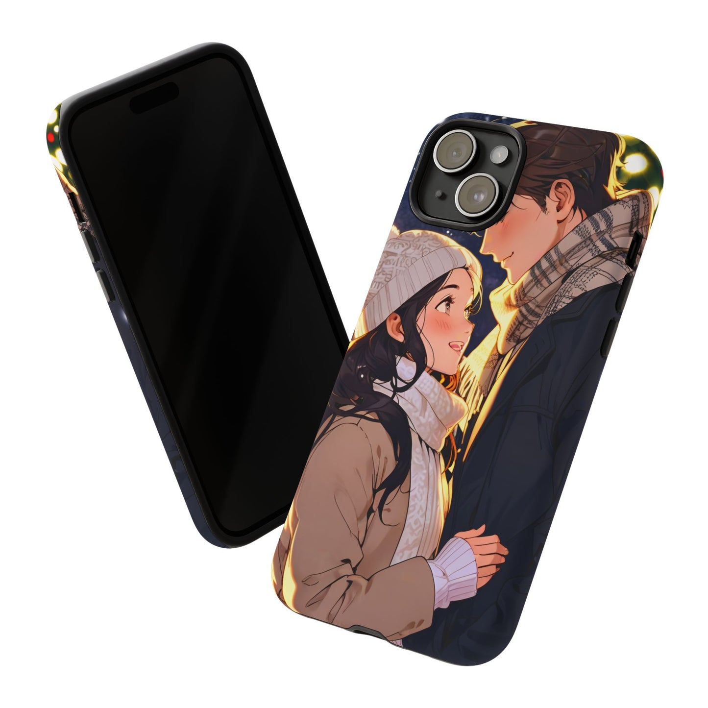 Trendy Custom Couple Phone Cover ( Tough Cases )