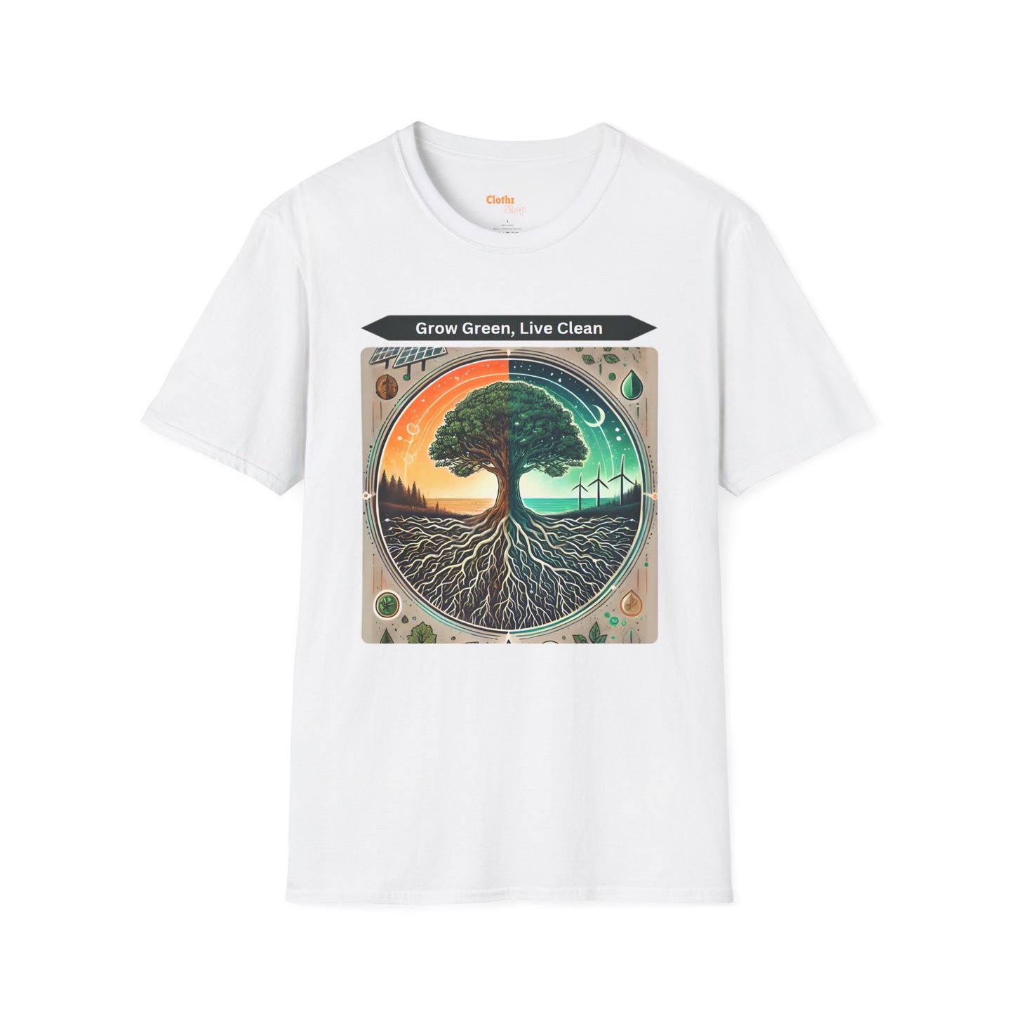 Trendy Unisex Graphic T-Shirt- Nature-Inspired Design