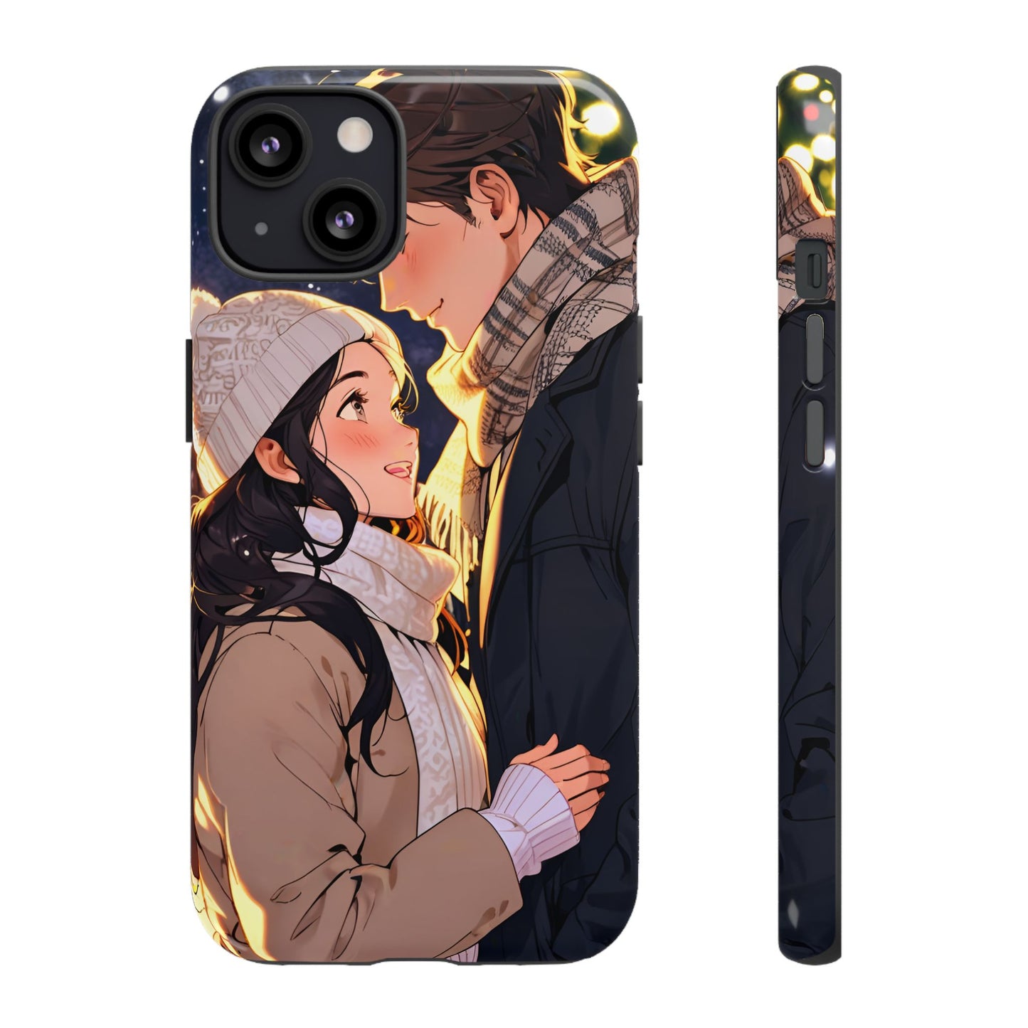 Trendy Custom Couple Phone Cover ( Tough Cases )