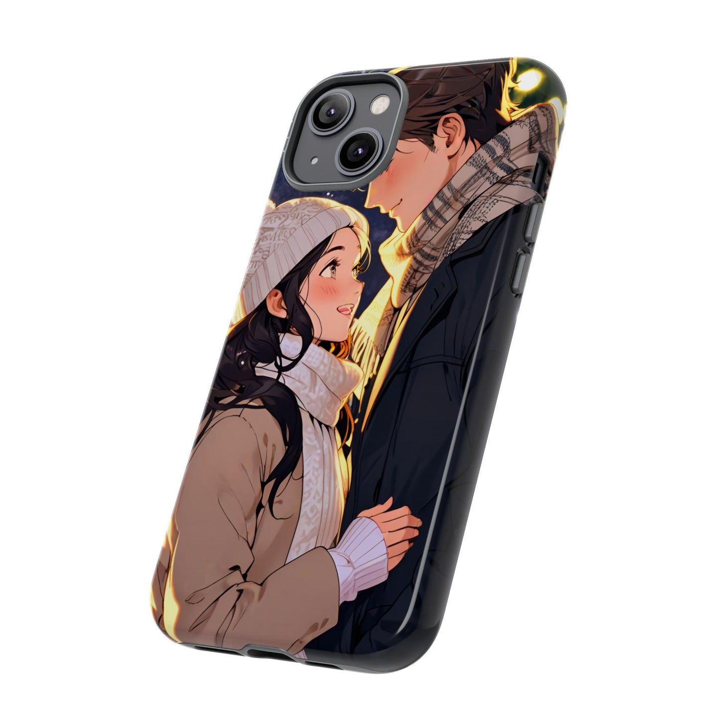 Trendy Custom Couple Phone Cover ( Tough Cases )