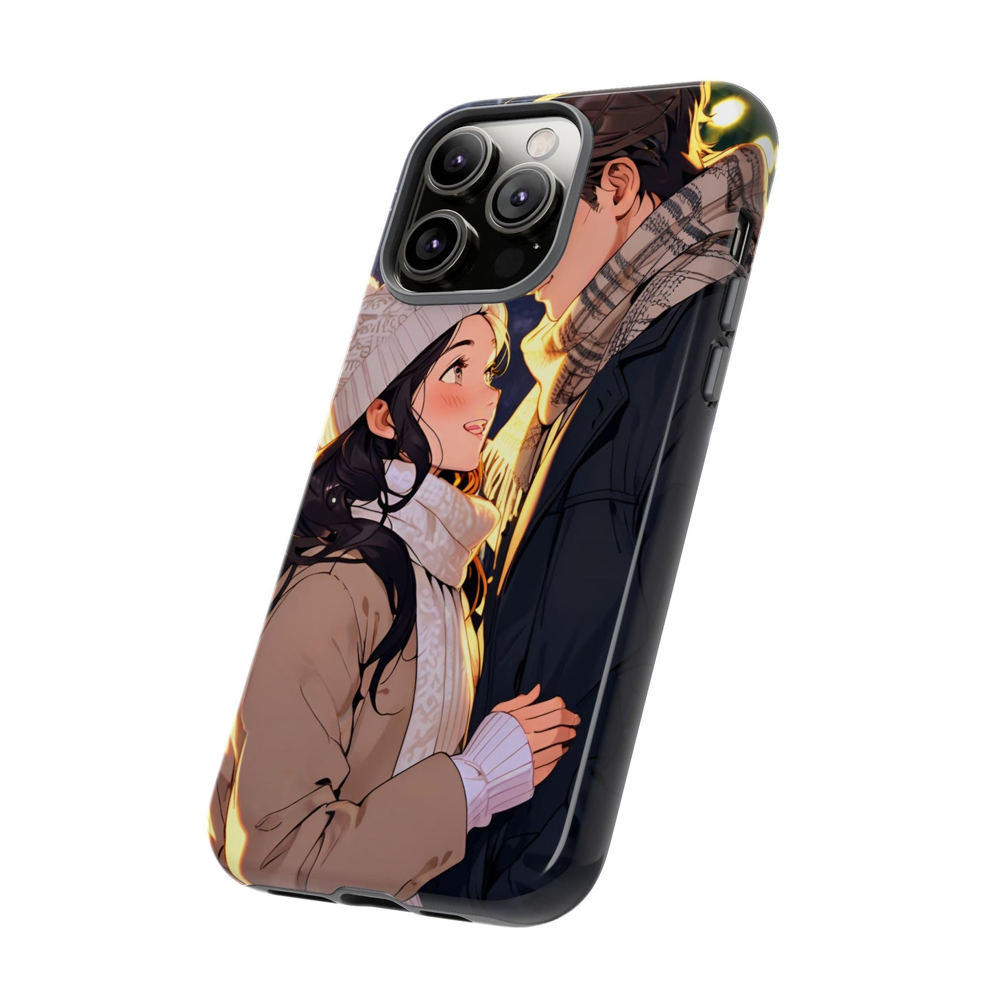 Trendy Custom Couple Phone Cover ( Tough Cases )