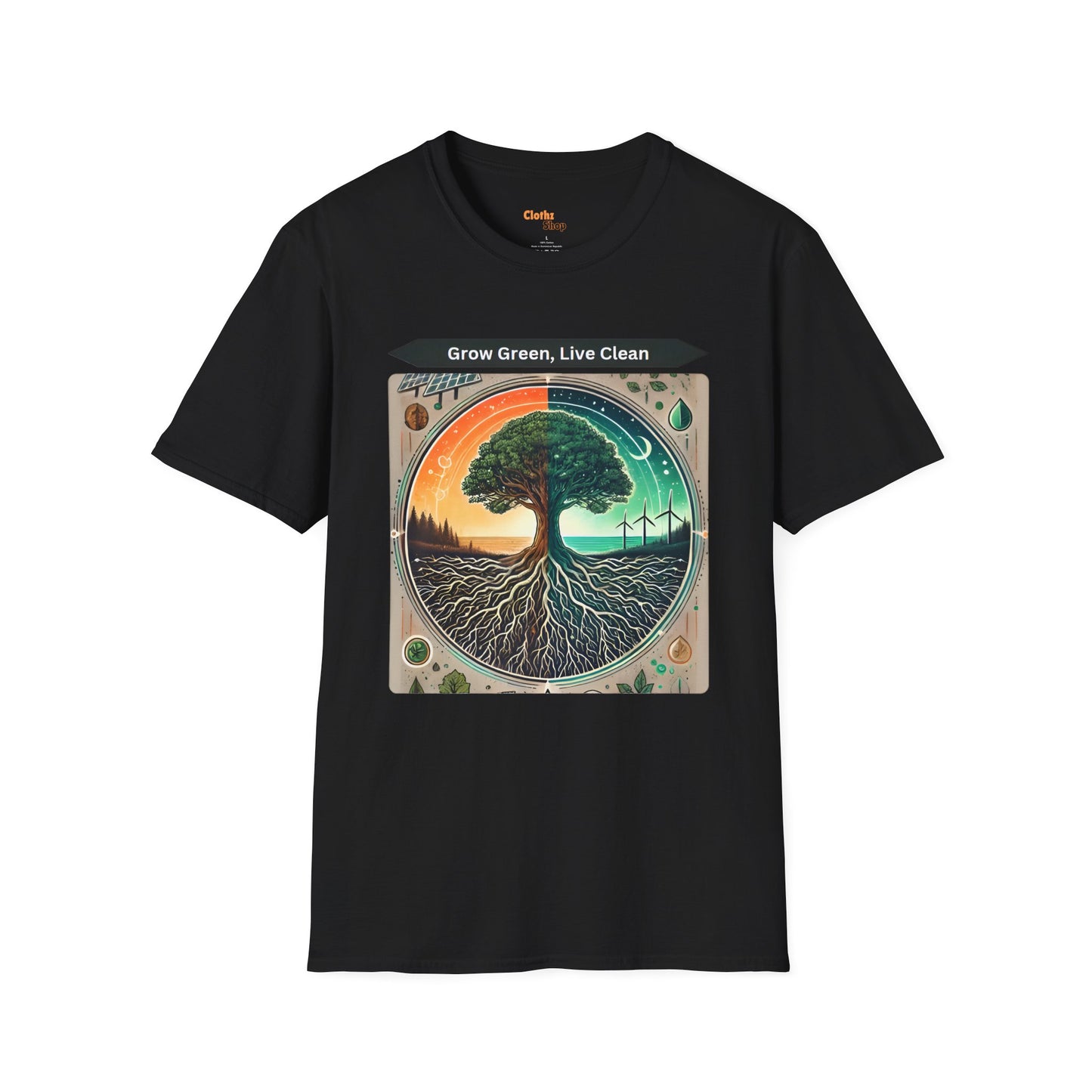 Trendy Unisex Graphic T-Shirt- Nature-Inspired Design