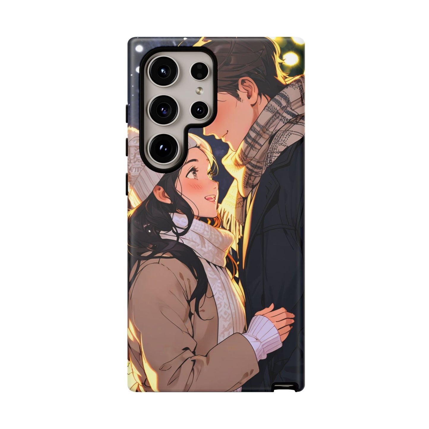 Trendy Custom Couple Phone Cover ( Tough Cases )