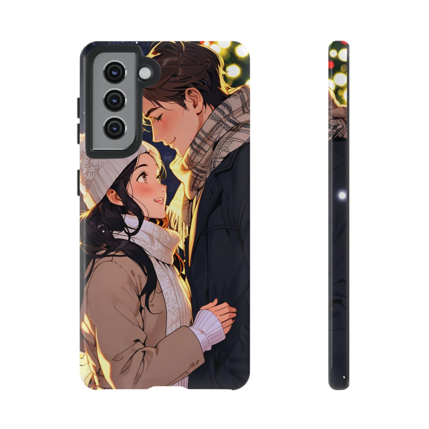 Trendy Custom Couple Phone Cover ( Tough Cases )