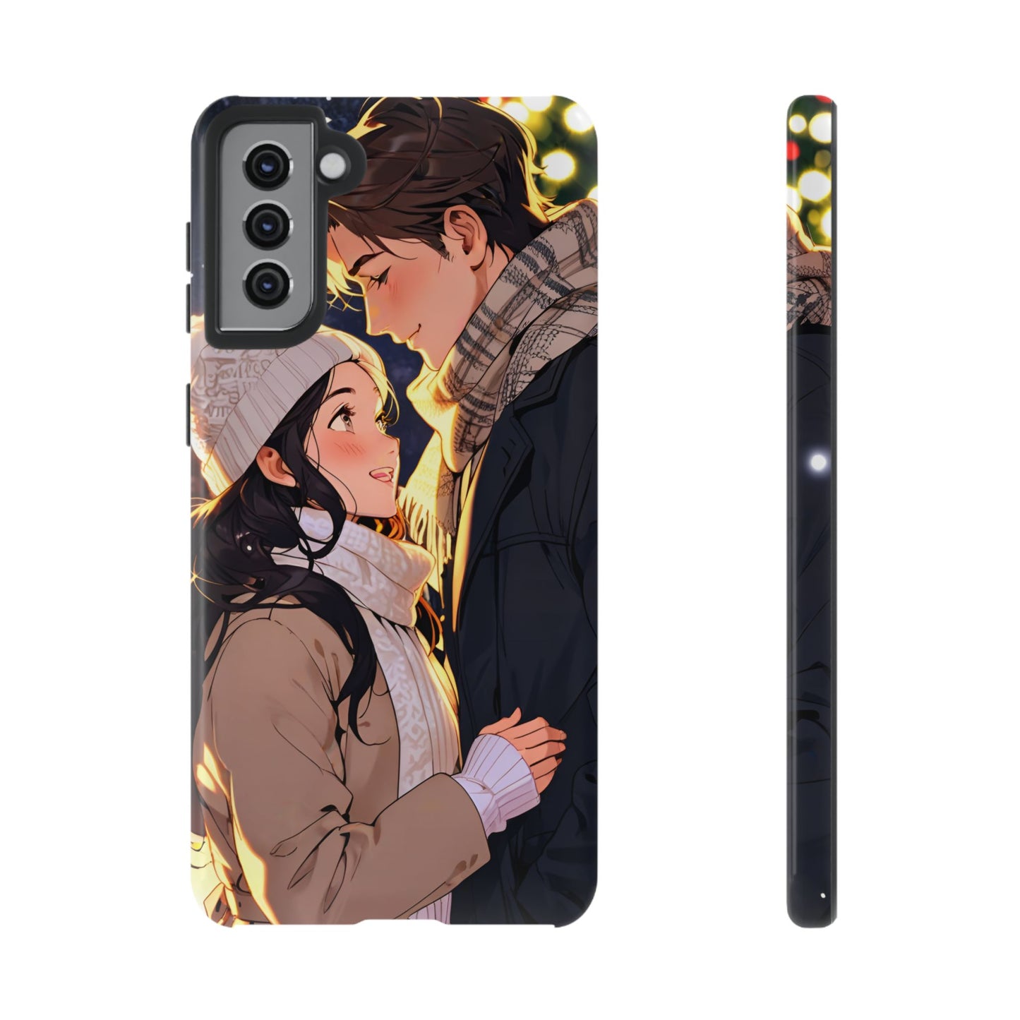 Trendy Custom Couple Phone Cover ( Tough Cases )