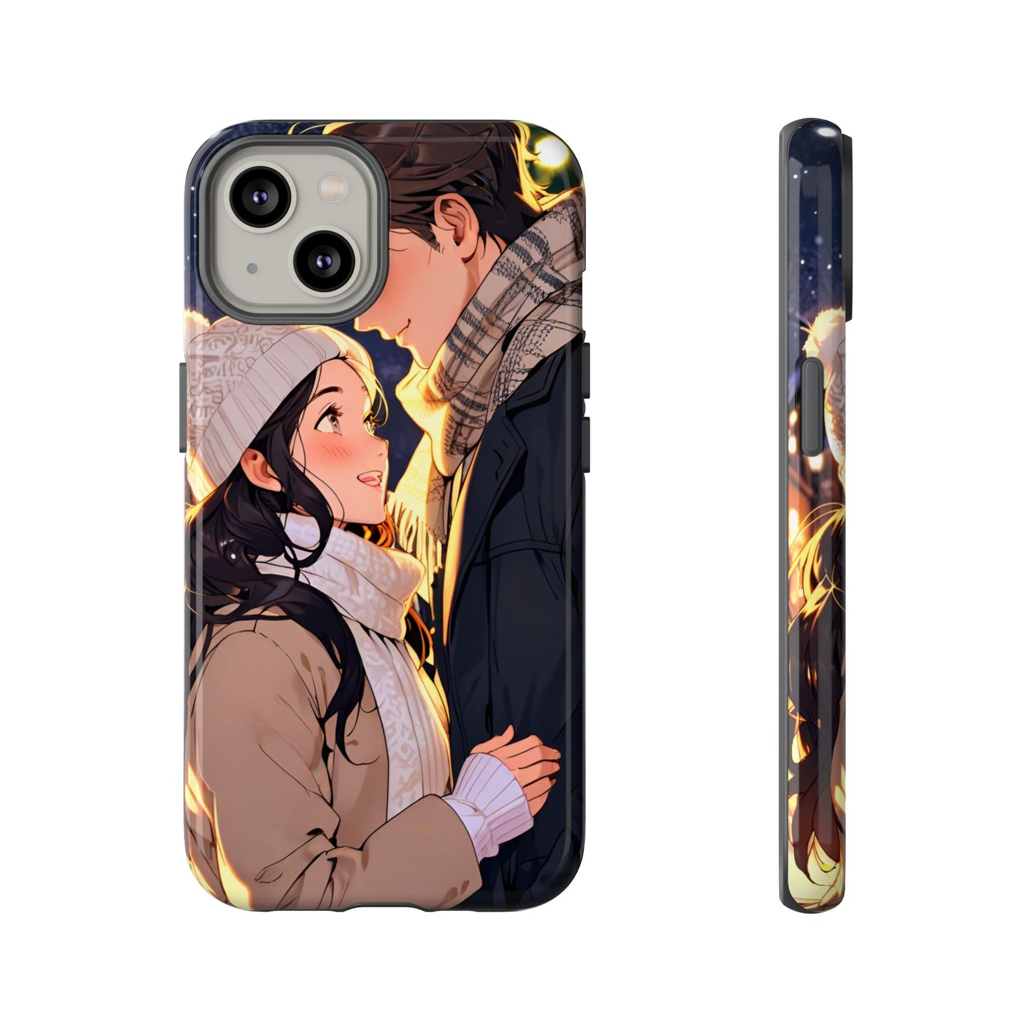 Trendy Custom Couple Phone Cover ( Tough Cases )