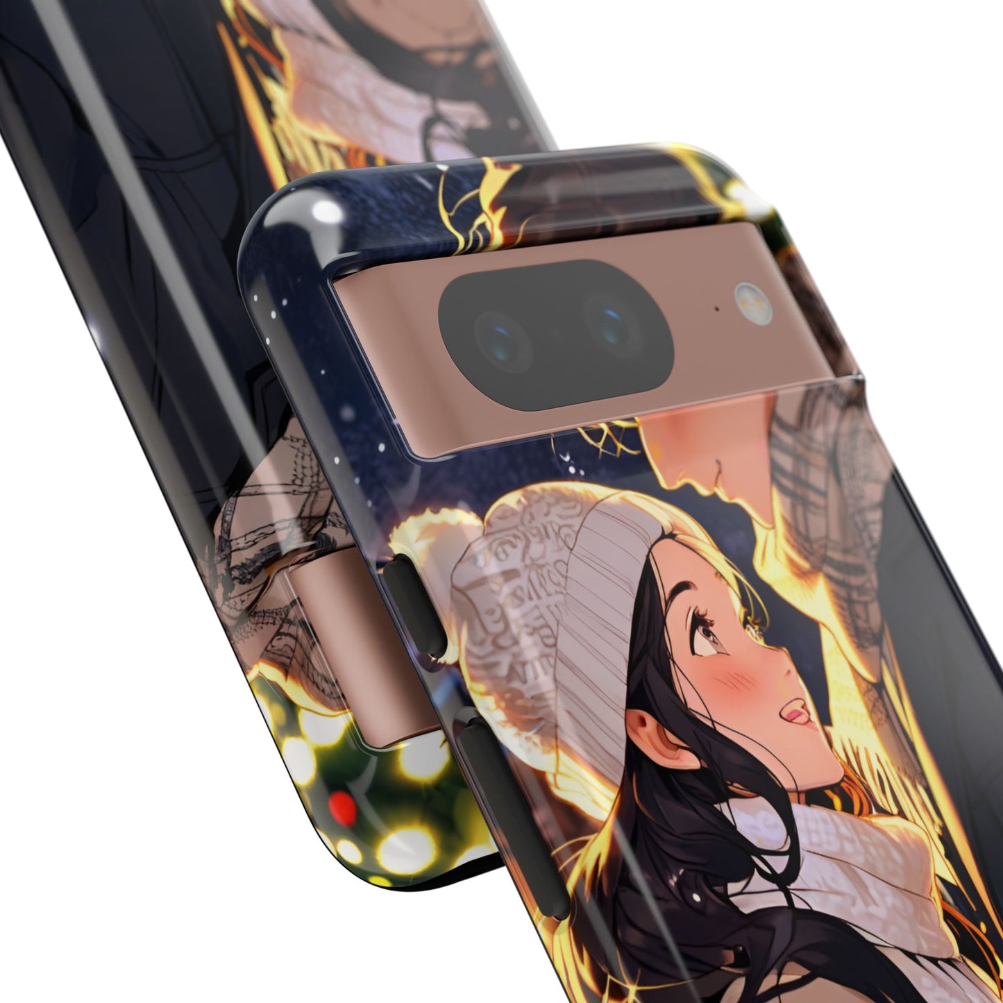 Trendy Custom Couple Phone Cover ( Tough Cases )