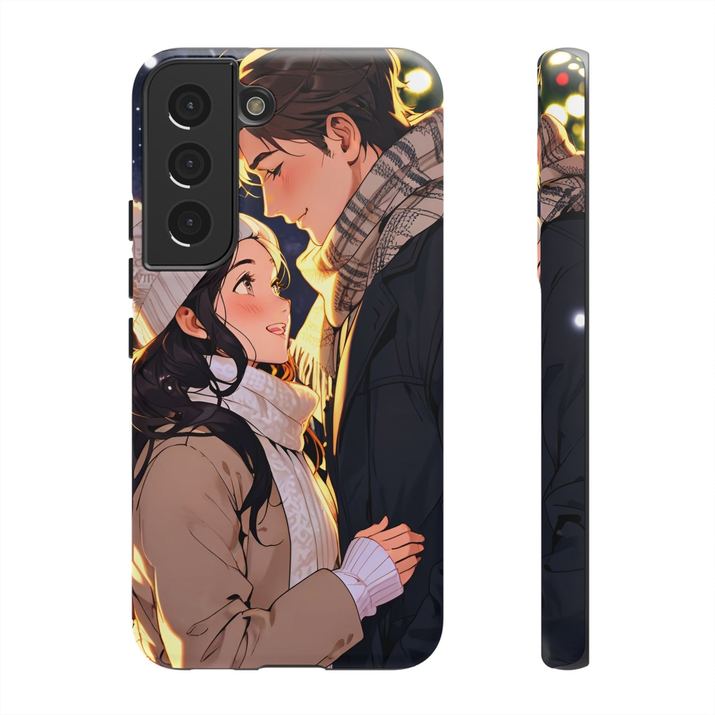 Trendy Custom Couple Phone Cover ( Tough Cases )