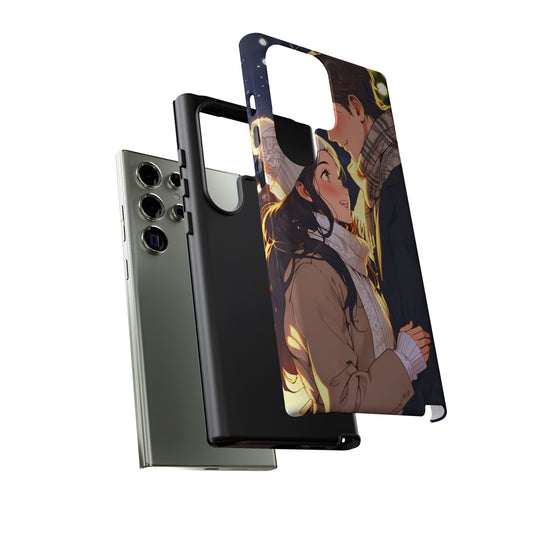 Trendy Custom Couple Phone Cover ( Tough Cases )