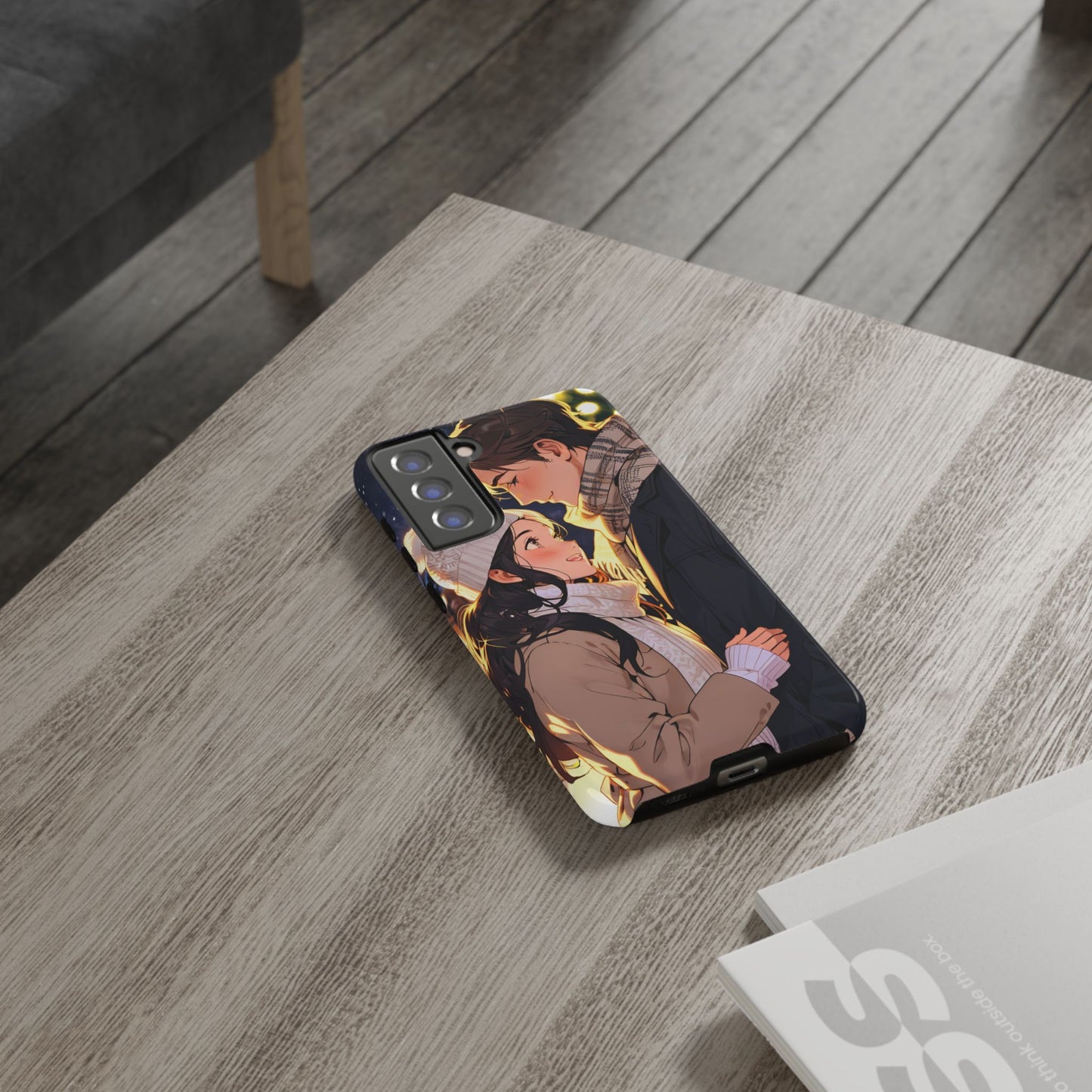 Trendy Custom Couple Phone Cover ( Tough Cases )