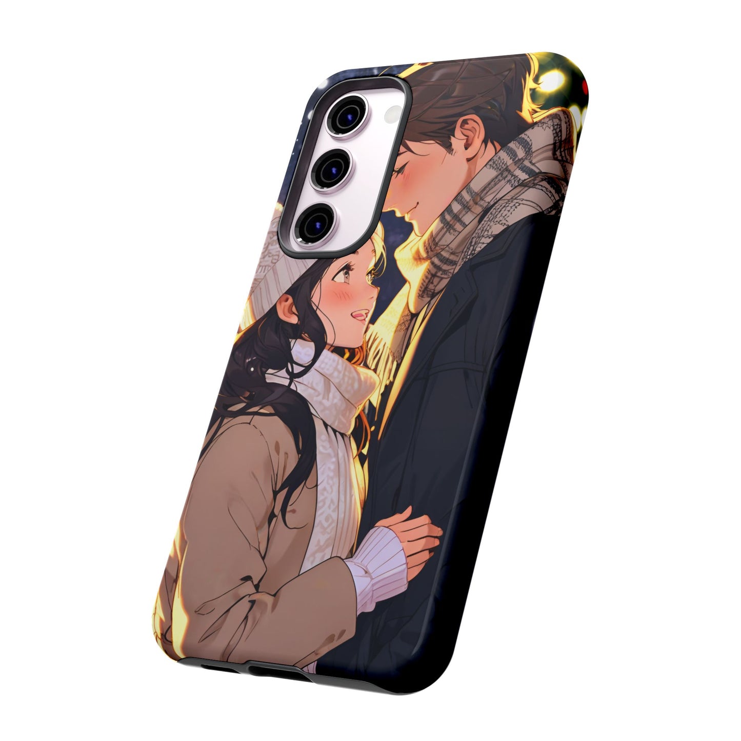 Trendy Custom Couple Phone Cover ( Tough Cases )