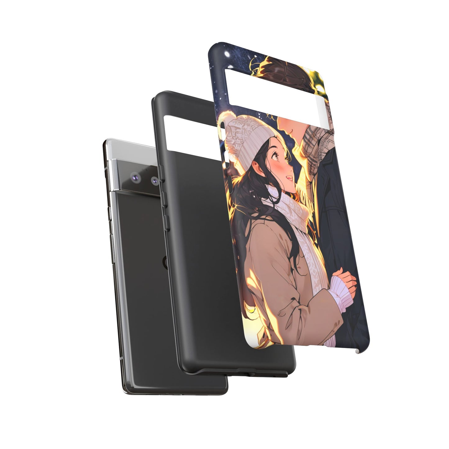 Trendy Custom Couple Phone Cover ( Tough Cases )