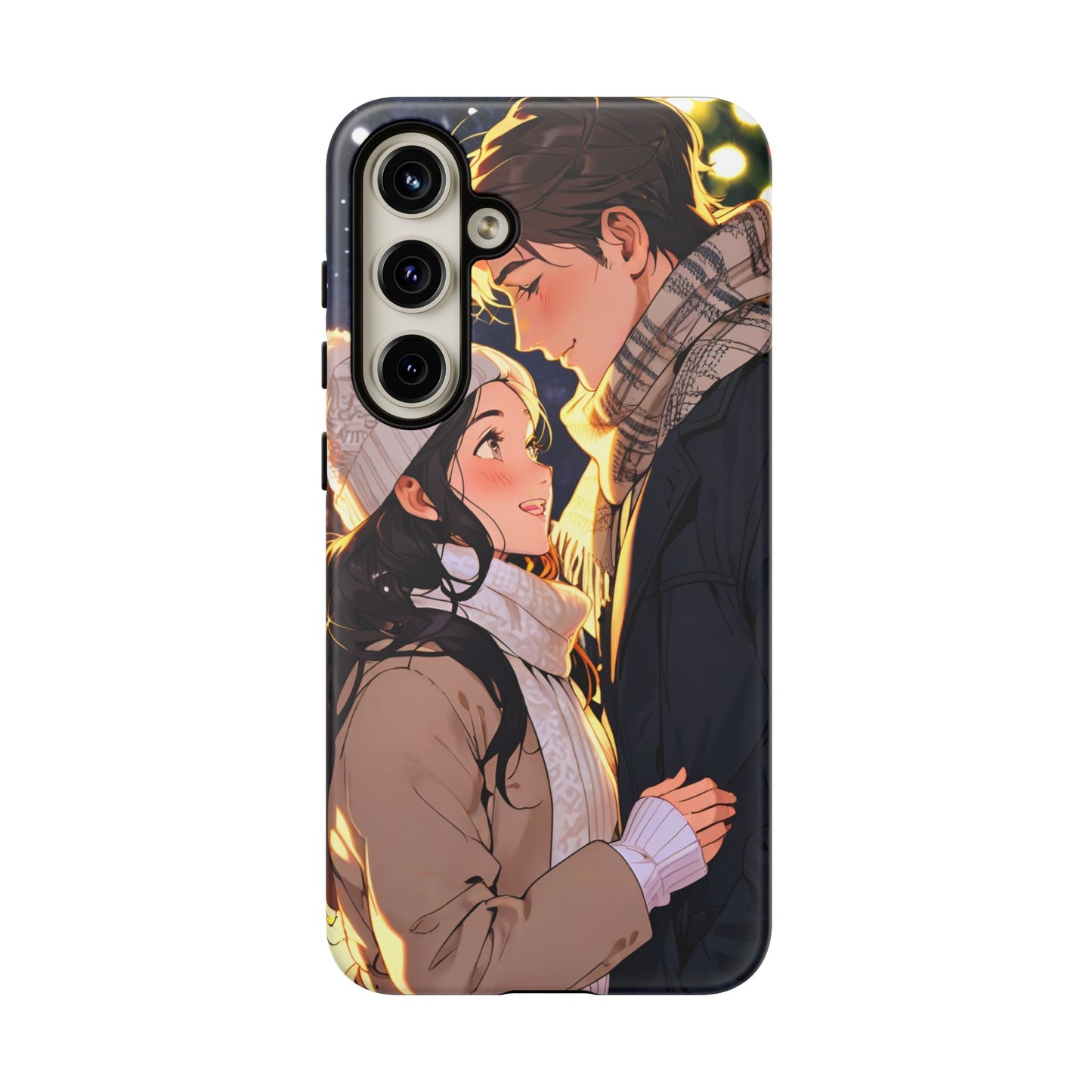 Trendy Custom Couple Phone Cover ( Tough Cases )