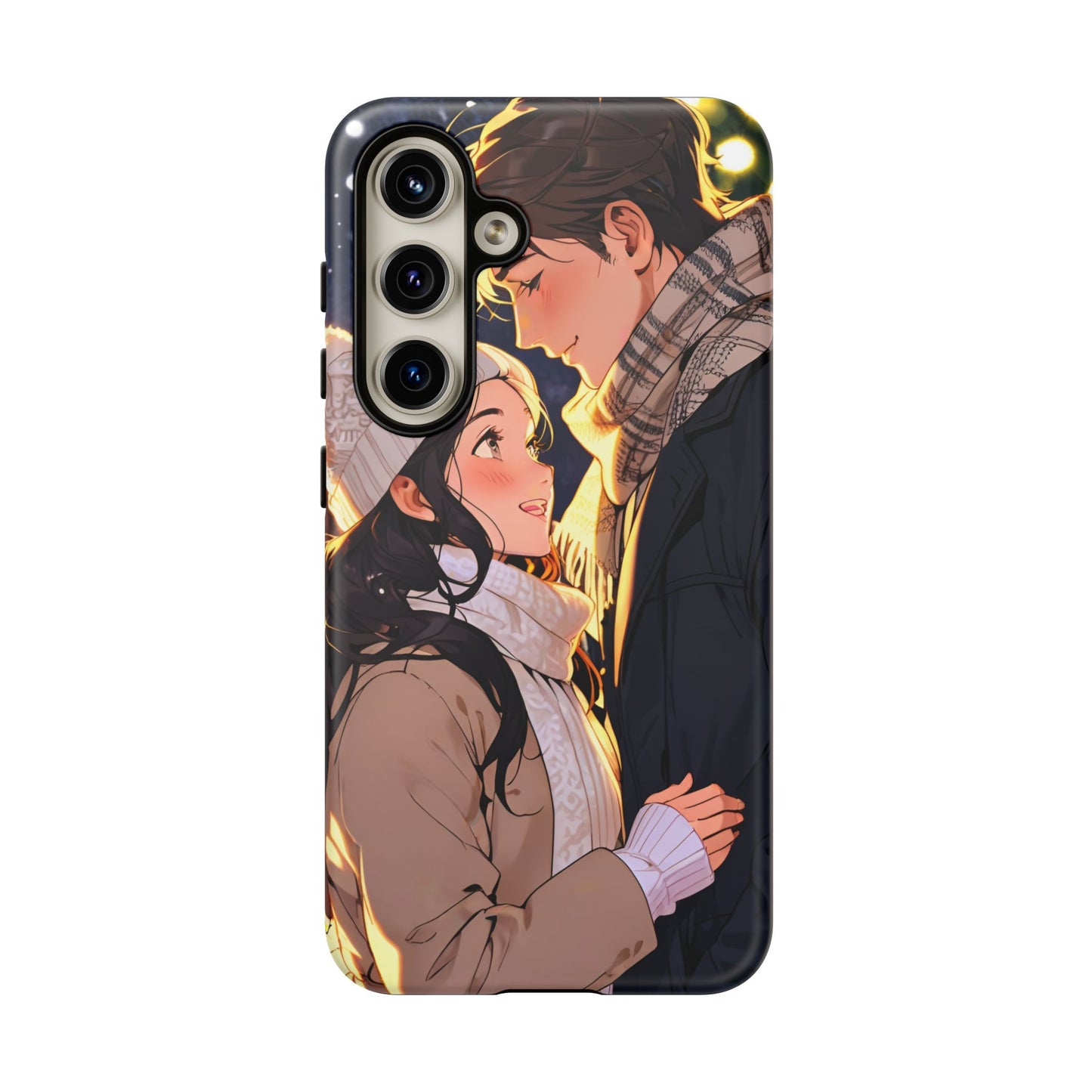 Trendy Custom Couple Phone Cover ( Tough Cases )