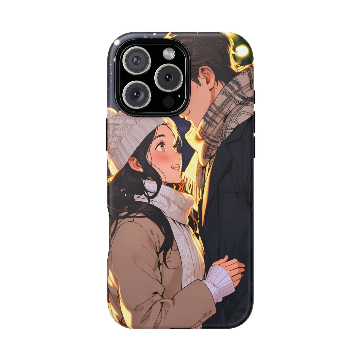 Trendy Custom Couple Phone Cover ( Tough Cases )