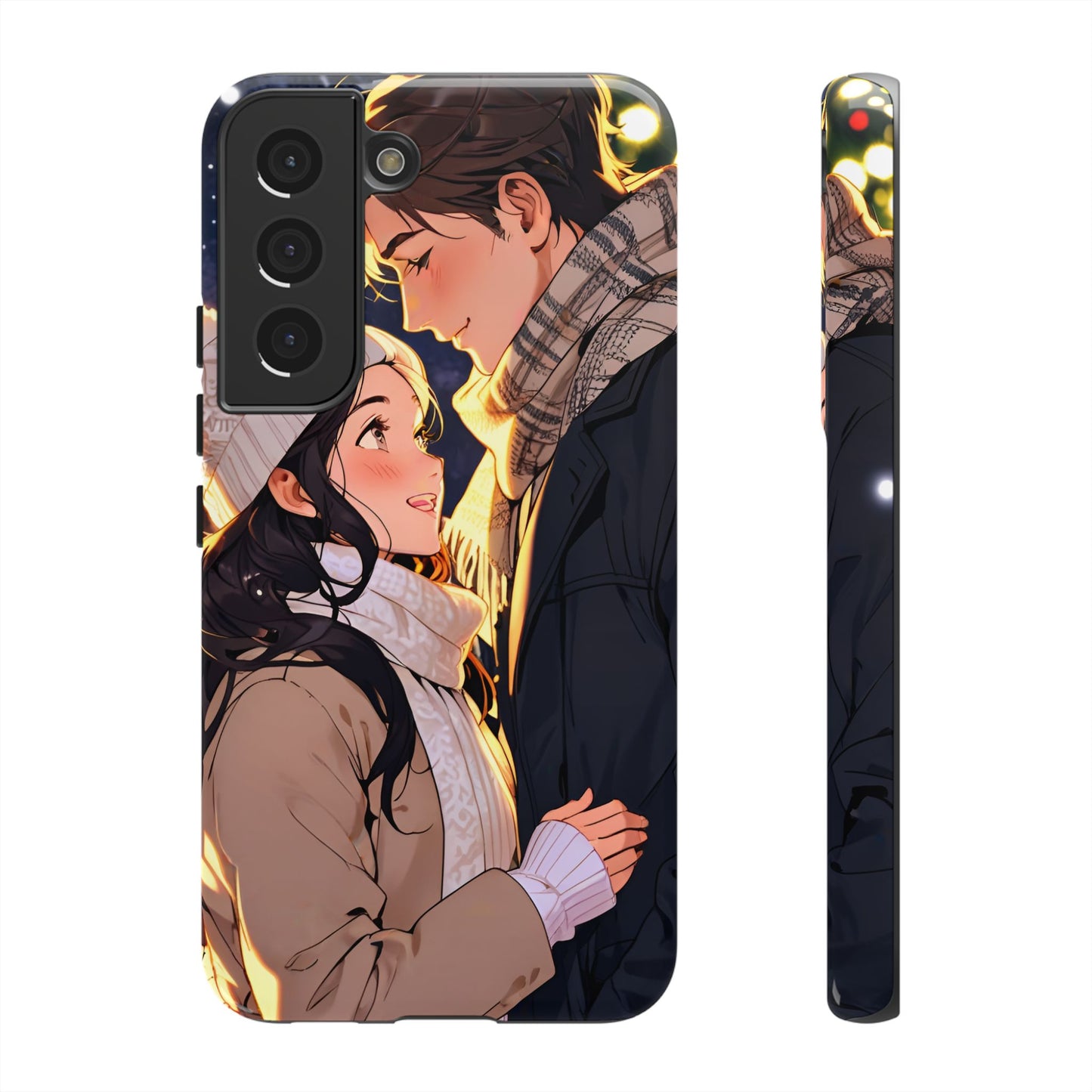 Trendy Custom Couple Phone Cover ( Tough Cases )