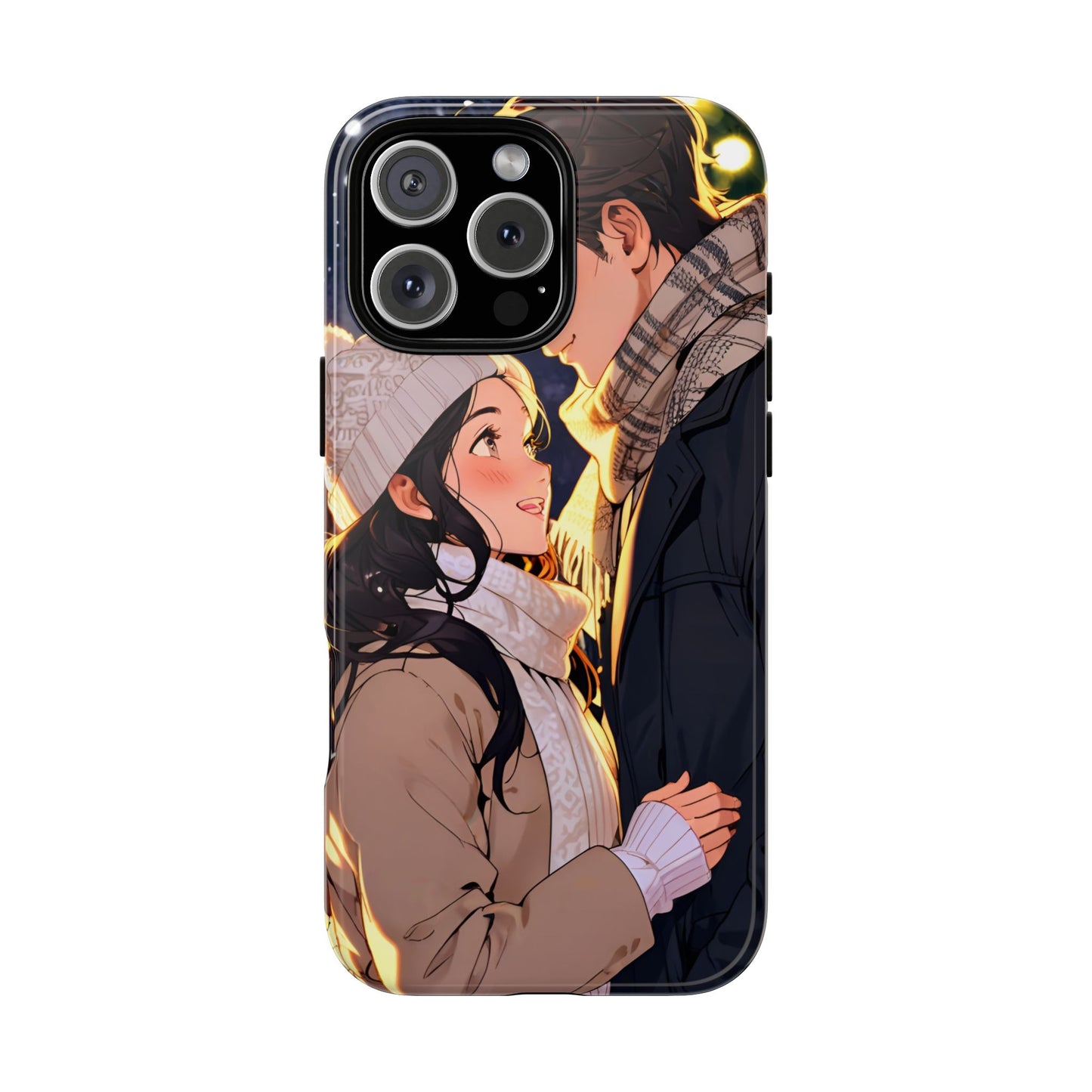 Trendy Custom Couple Phone Cover ( Tough Cases )