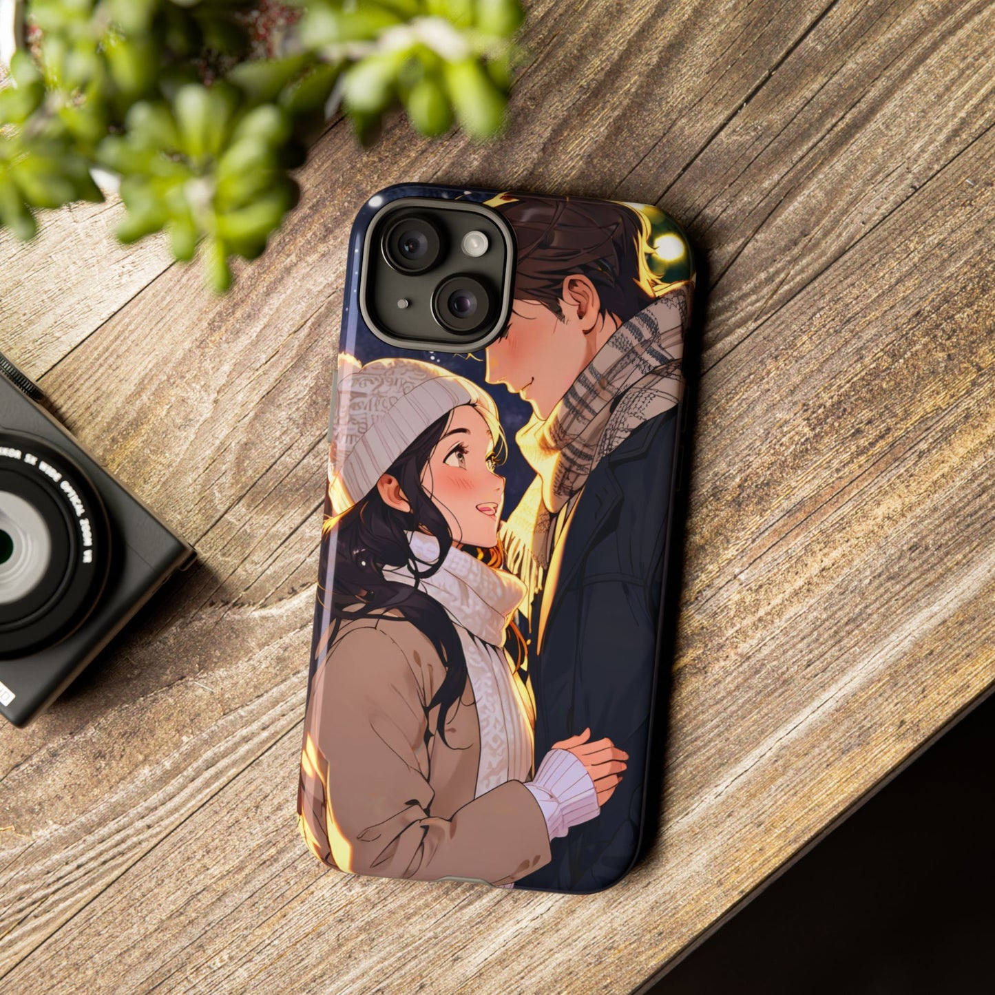 Trendy Custom Couple Phone Cover ( Tough Cases )