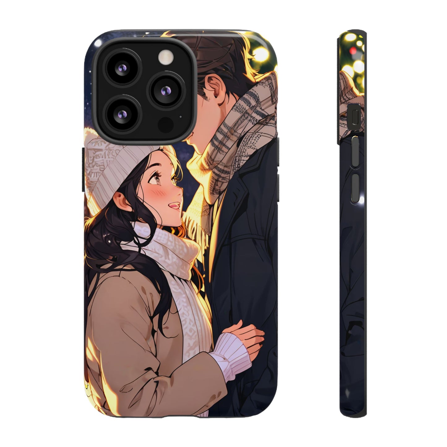 Trendy Custom Couple Phone Cover ( Tough Cases )