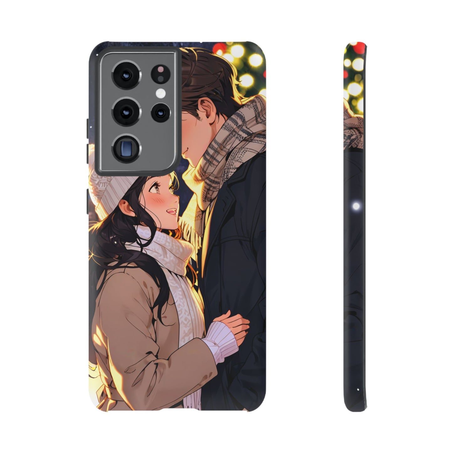 Trendy Custom Couple Phone Cover ( Tough Cases )