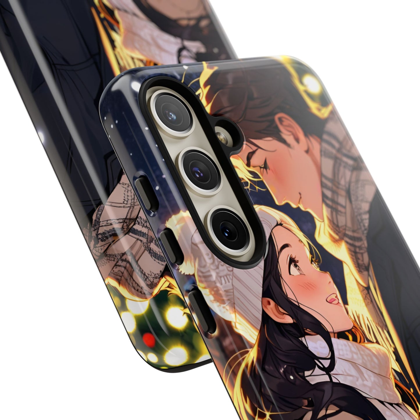 Trendy Custom Couple Phone Cover ( Tough Cases )