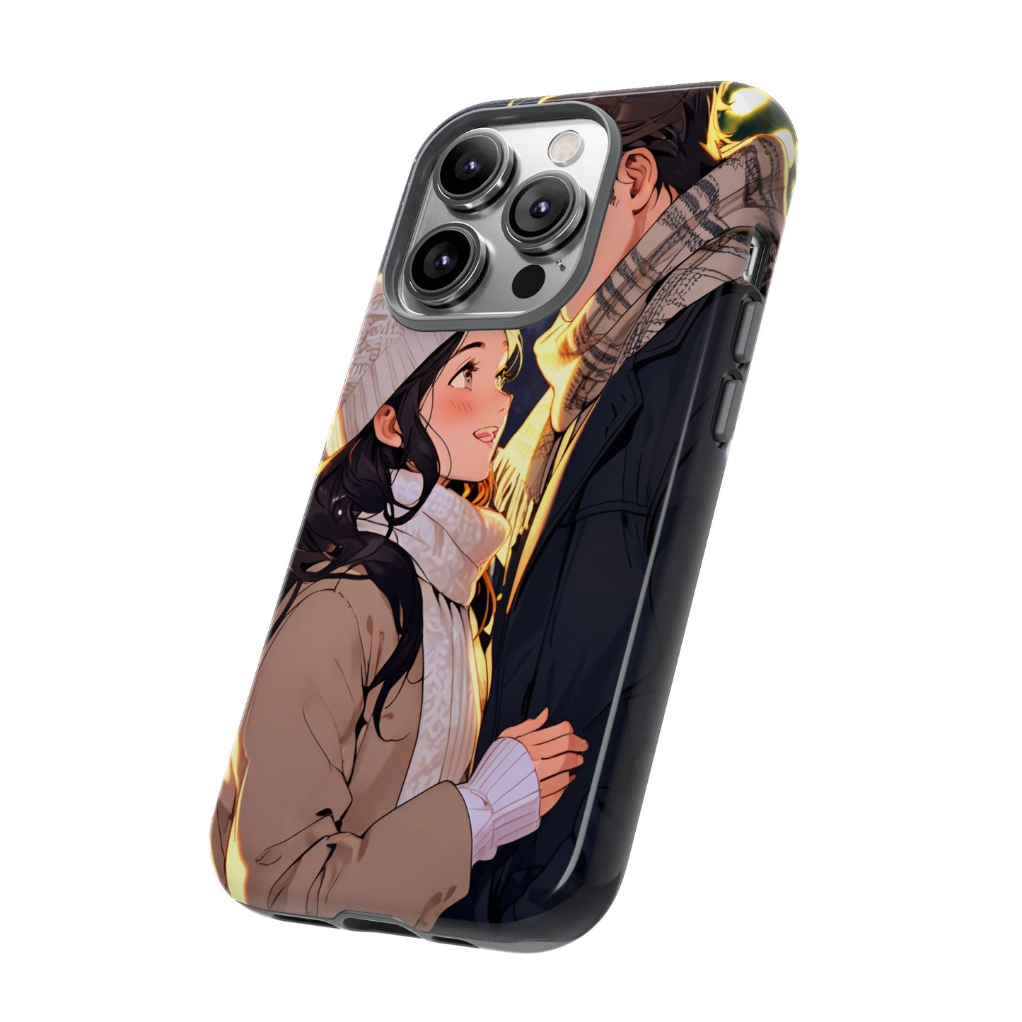 Trendy Custom Couple Phone Cover ( Tough Cases )