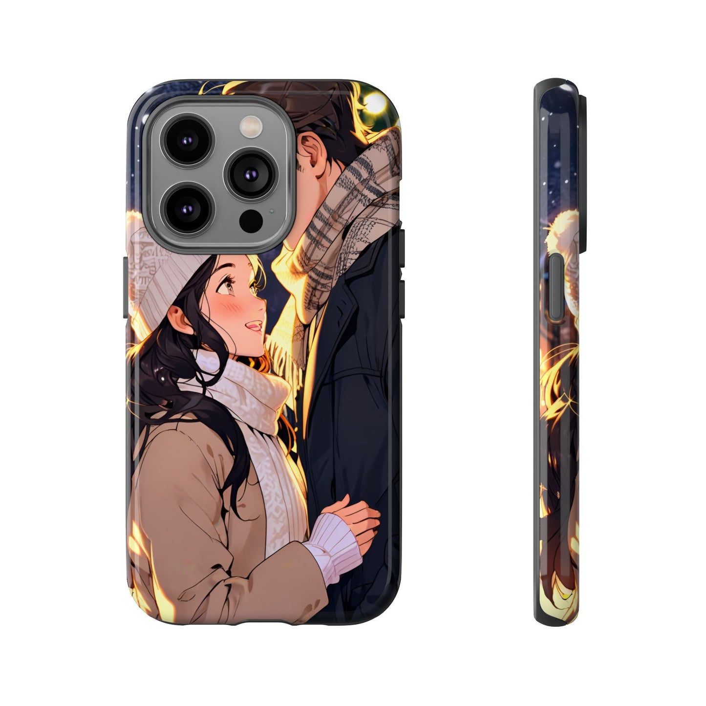 Trendy Custom Couple Phone Cover ( Tough Cases )