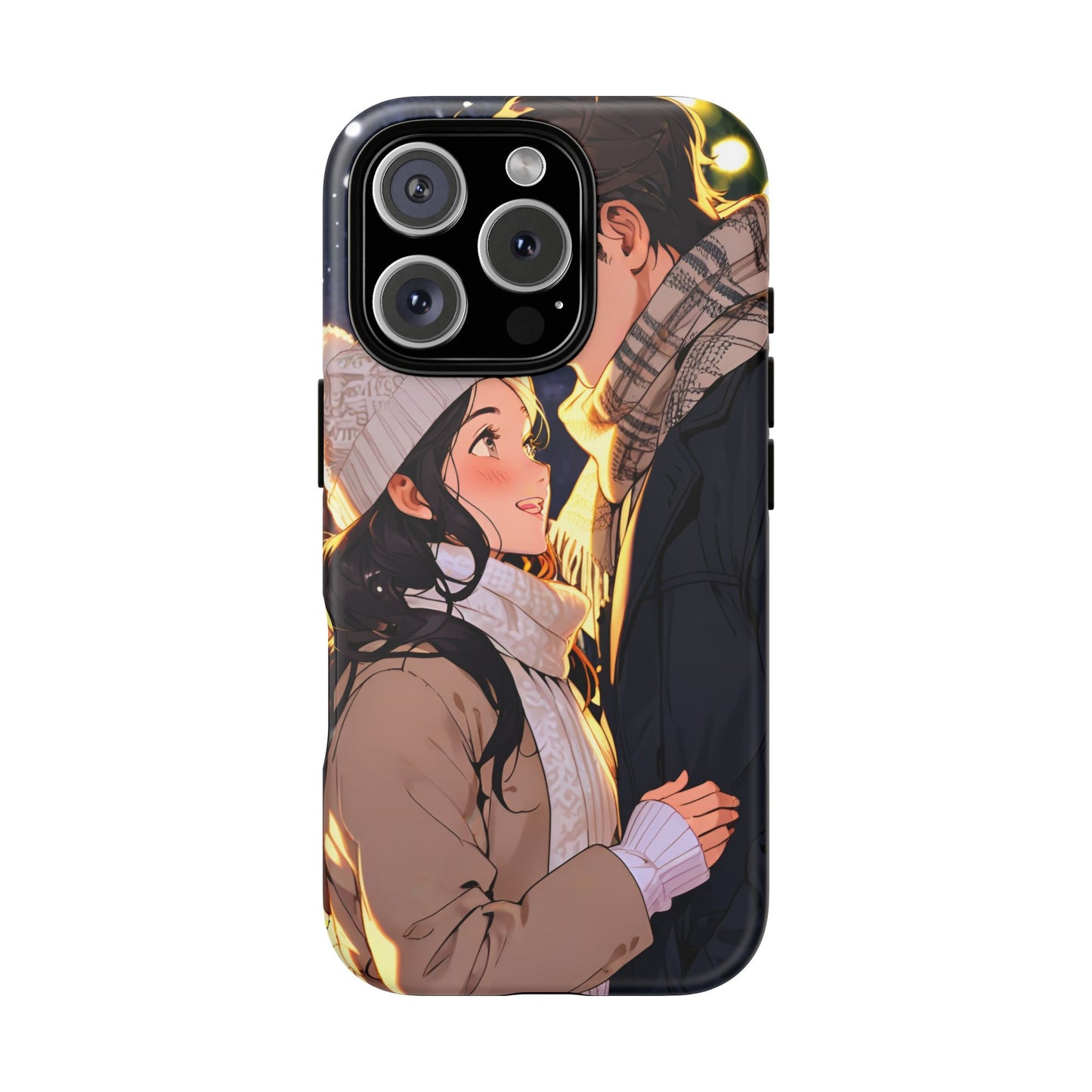 Trendy Custom Couple Phone Cover ( Tough Cases )