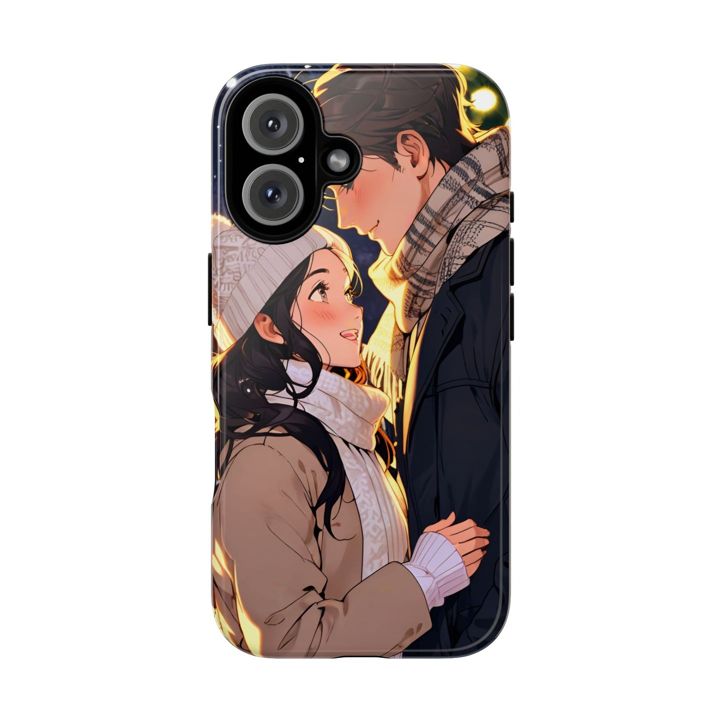 Trendy Custom Couple Phone Cover ( Tough Cases )