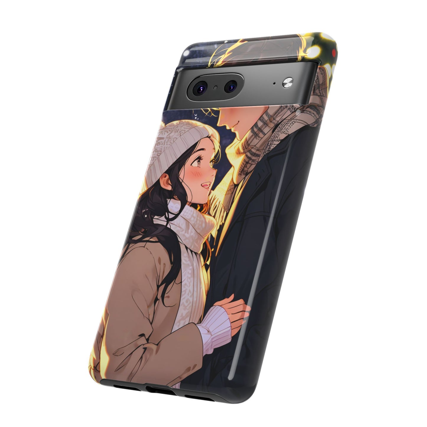 Trendy Custom Couple Phone Cover ( Tough Cases )