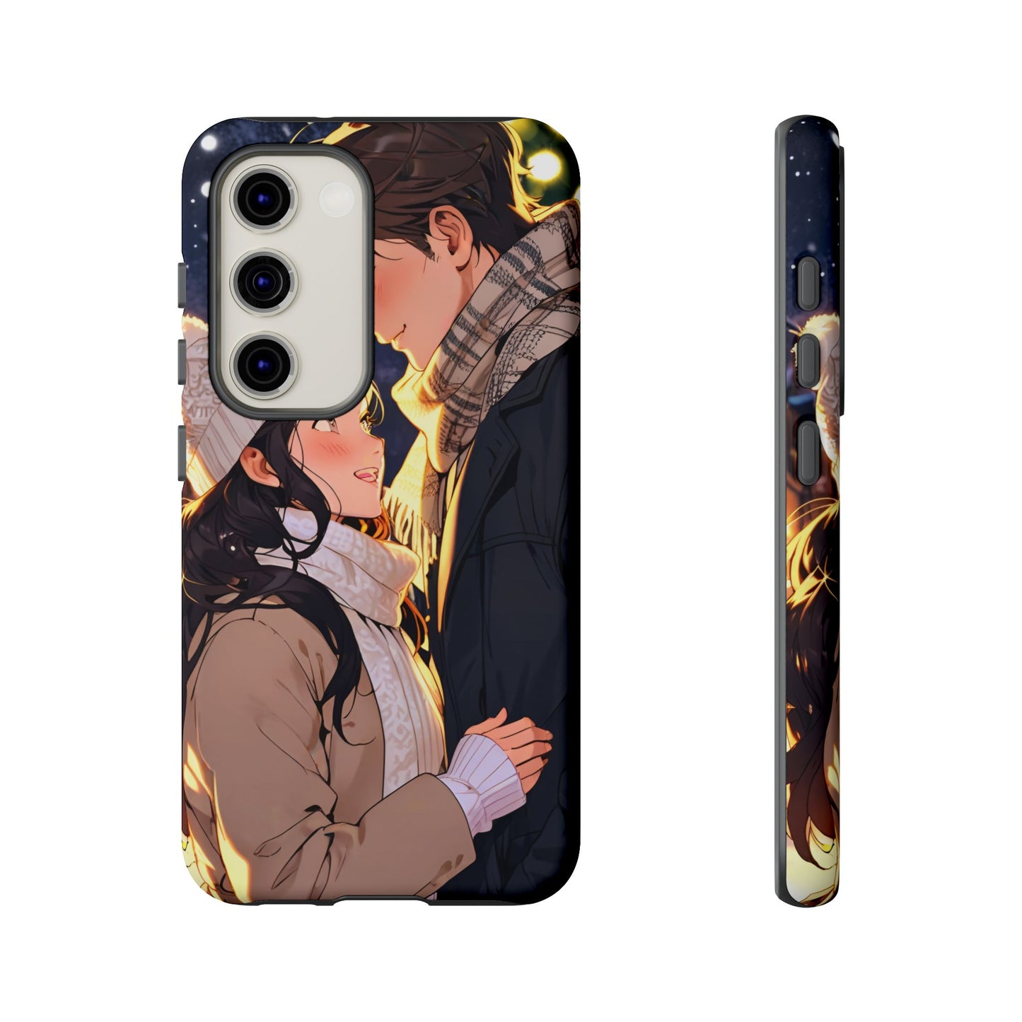 Trendy Custom Couple Phone Cover ( Tough Cases )