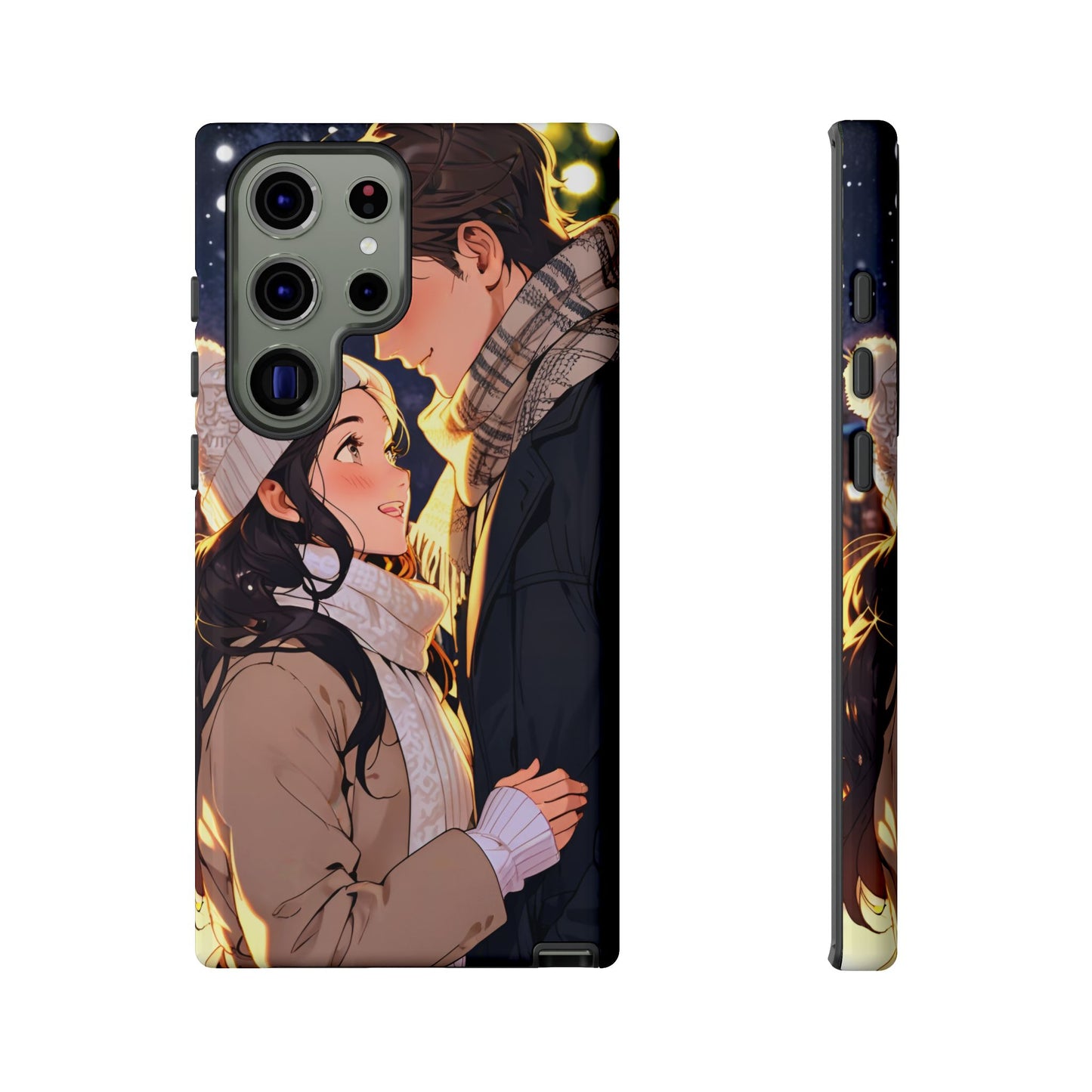 Trendy Custom Couple Phone Cover ( Tough Cases )