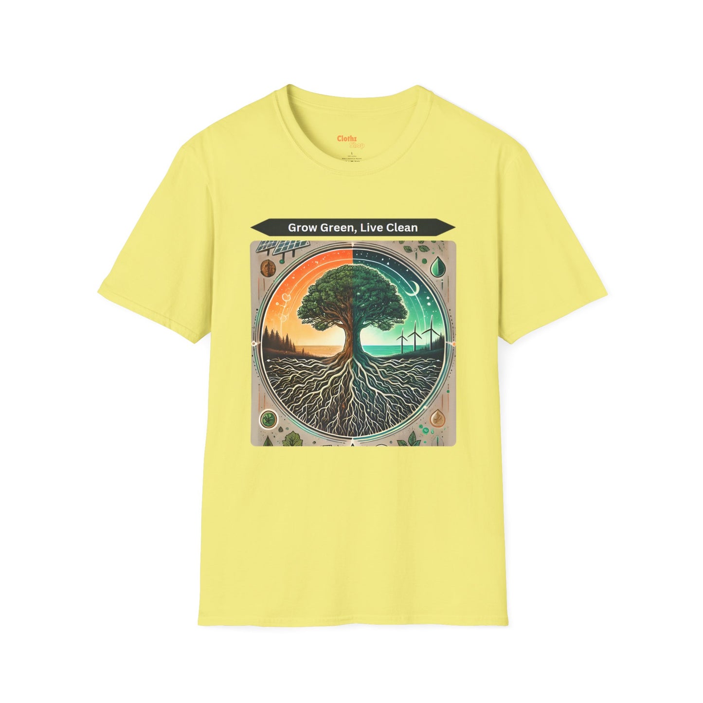 Trendy Unisex Graphic T-Shirt- Nature-Inspired Design