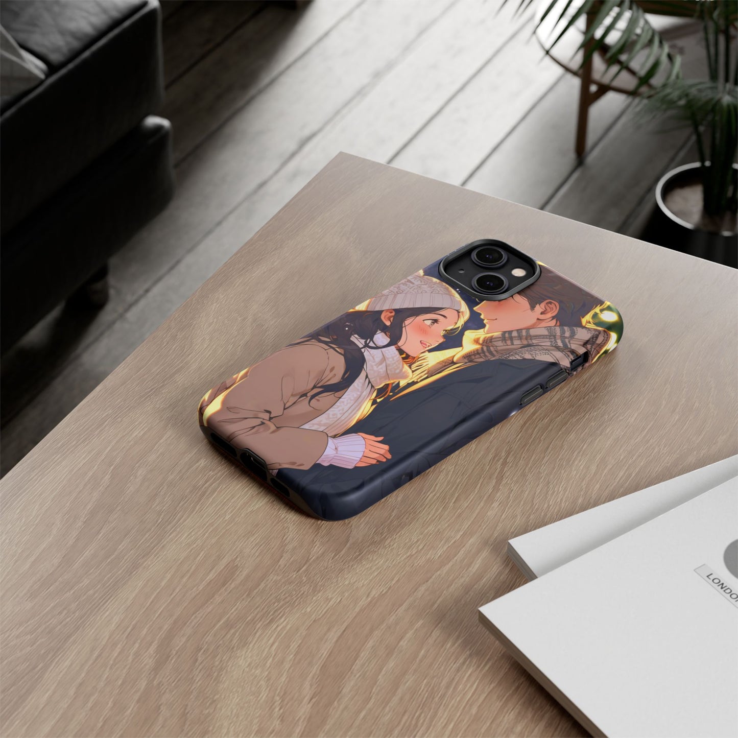 Trendy Custom Couple Phone Cover ( Tough Cases )