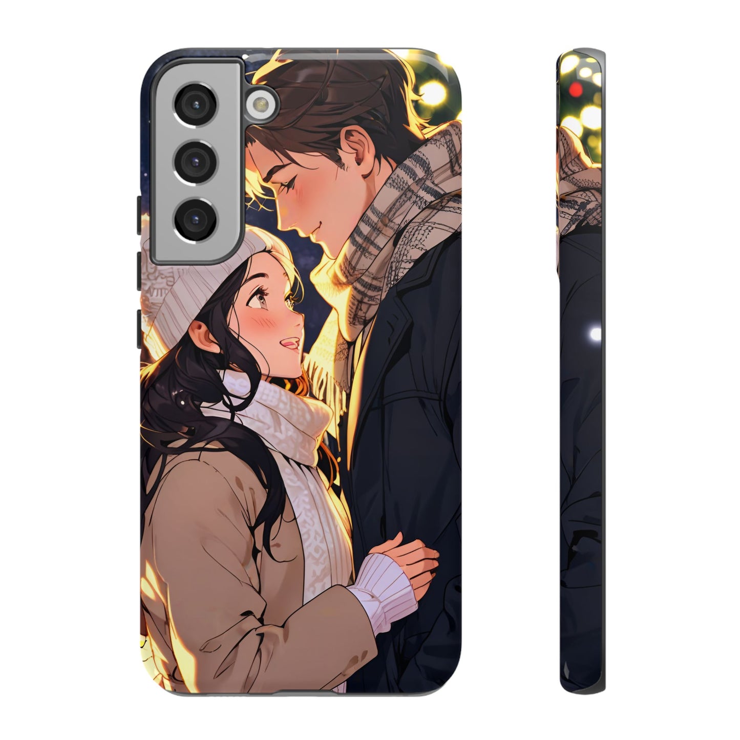 Trendy Custom Couple Phone Cover ( Tough Cases )