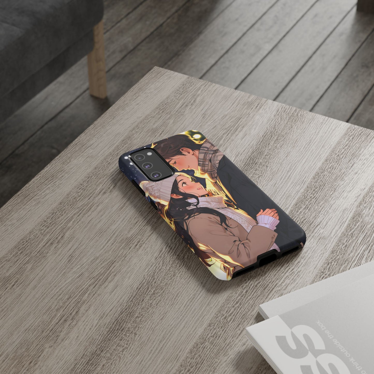 Trendy Custom Couple Phone Cover ( Tough Cases )