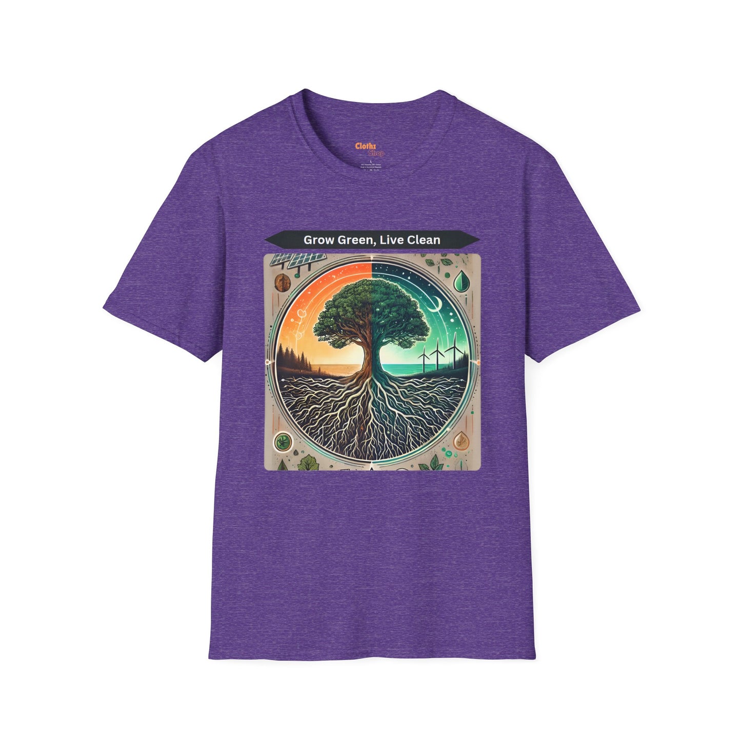 Trendy Unisex Graphic T-Shirt- Nature-Inspired Design