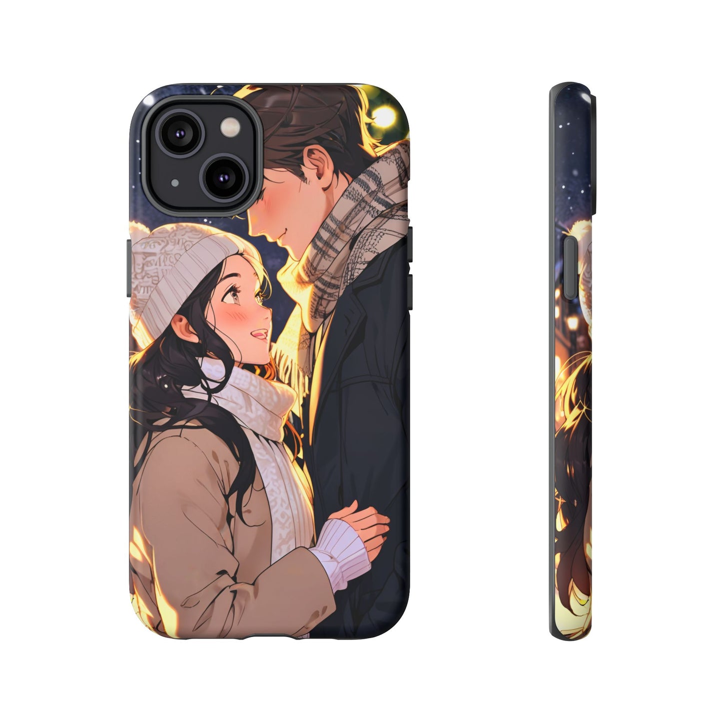 Trendy Custom Couple Phone Cover ( Tough Cases )