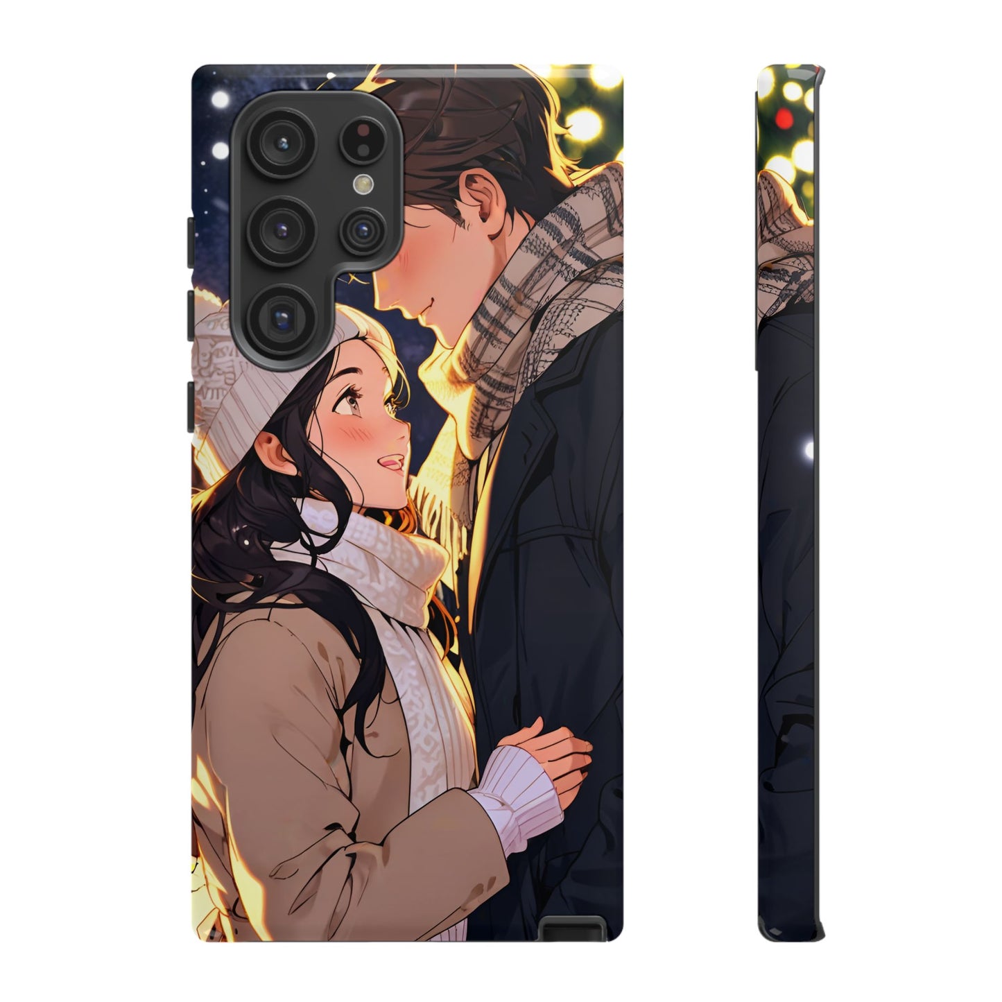 Trendy Custom Couple Phone Cover ( Tough Cases )