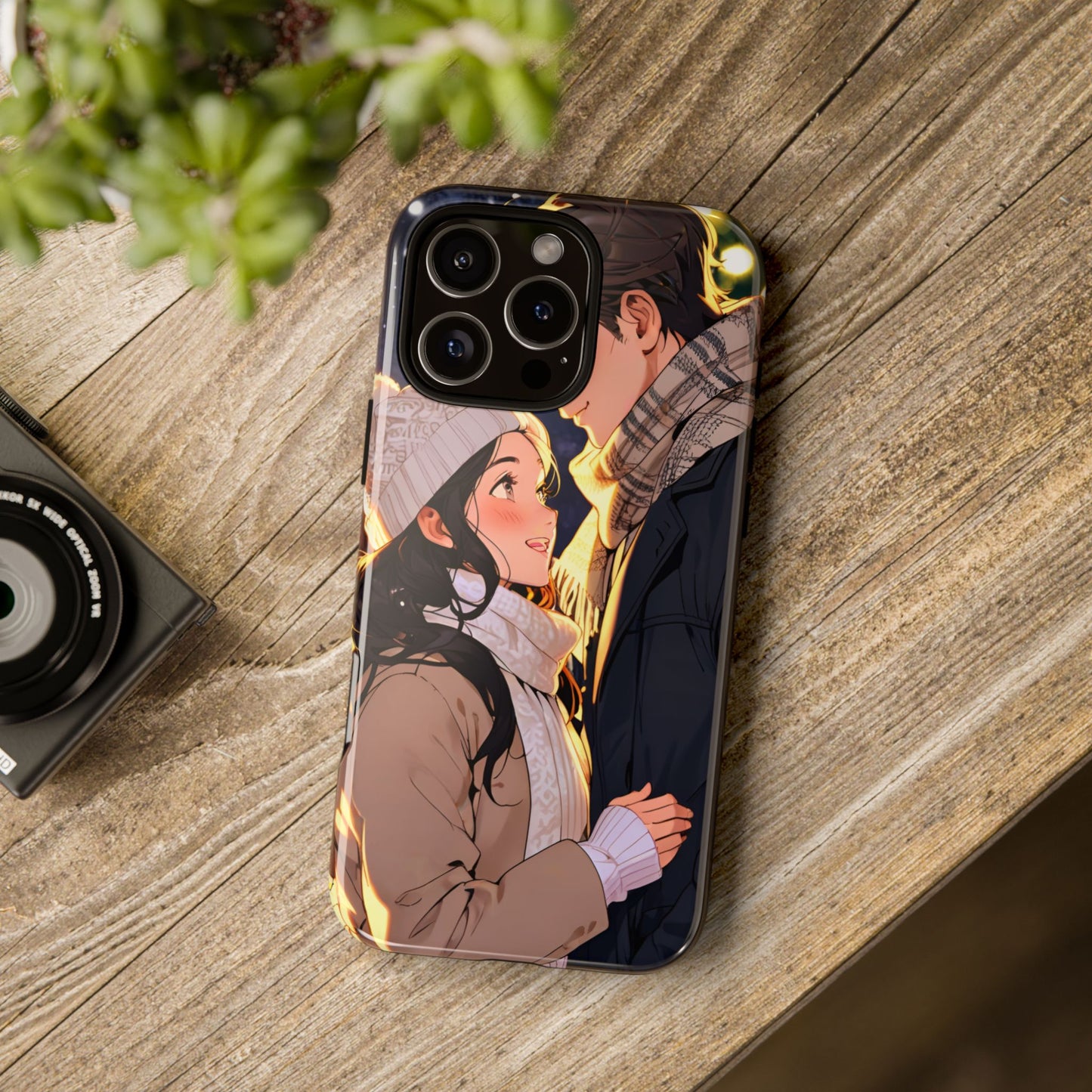 Trendy Custom Couple Phone Cover ( Tough Cases )